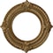 Ekena Millwork Benson Ceiling Medallion (Fits Canopies up to 6 1/8"), 11 1/8"OD x 6 1/8"ID x 5/8"P, Pale Gold CM11BNPAS - alternate 1
